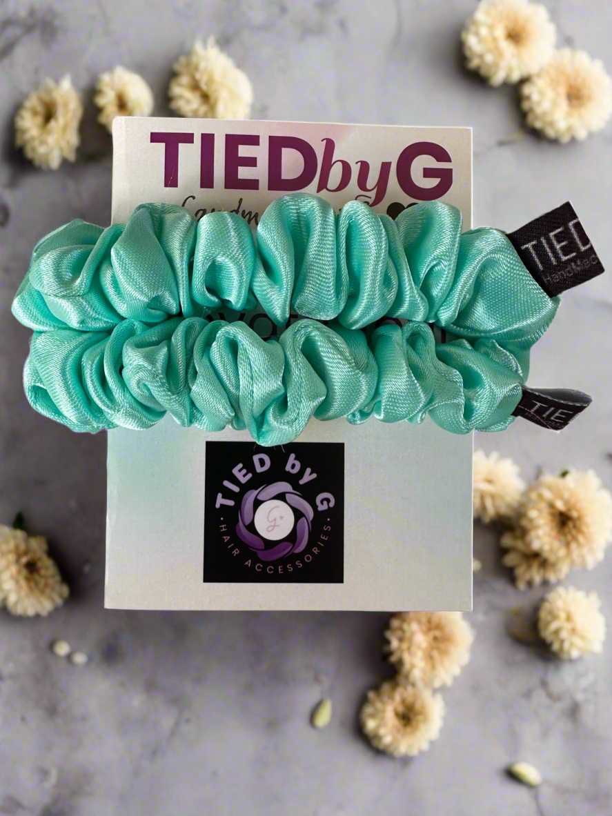 MINI scrunchies SATIN version