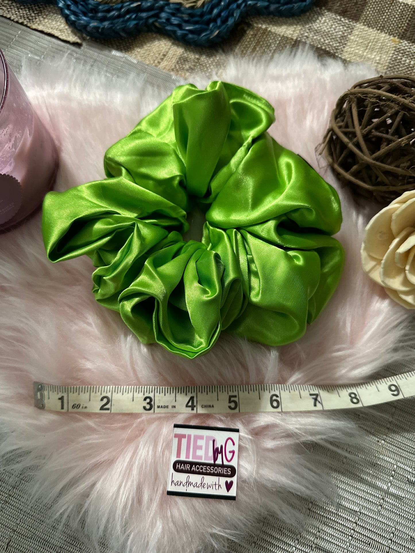 XL SCRUNCHIES - SATIN