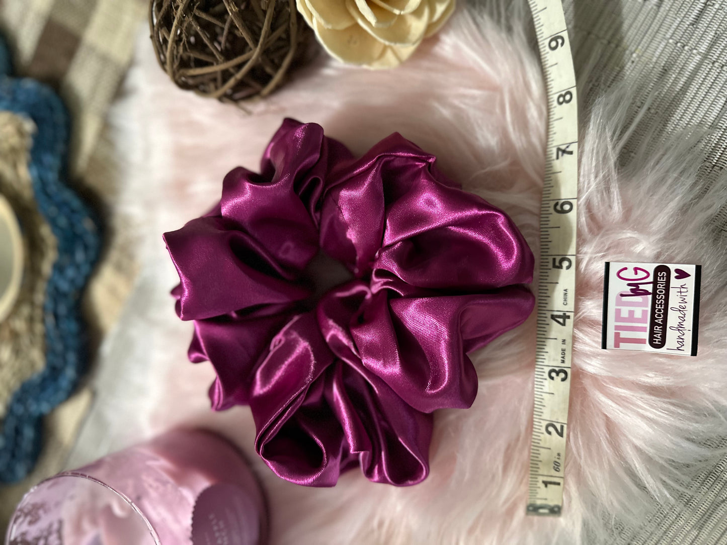 XL SCRUNCHIES - SATIN