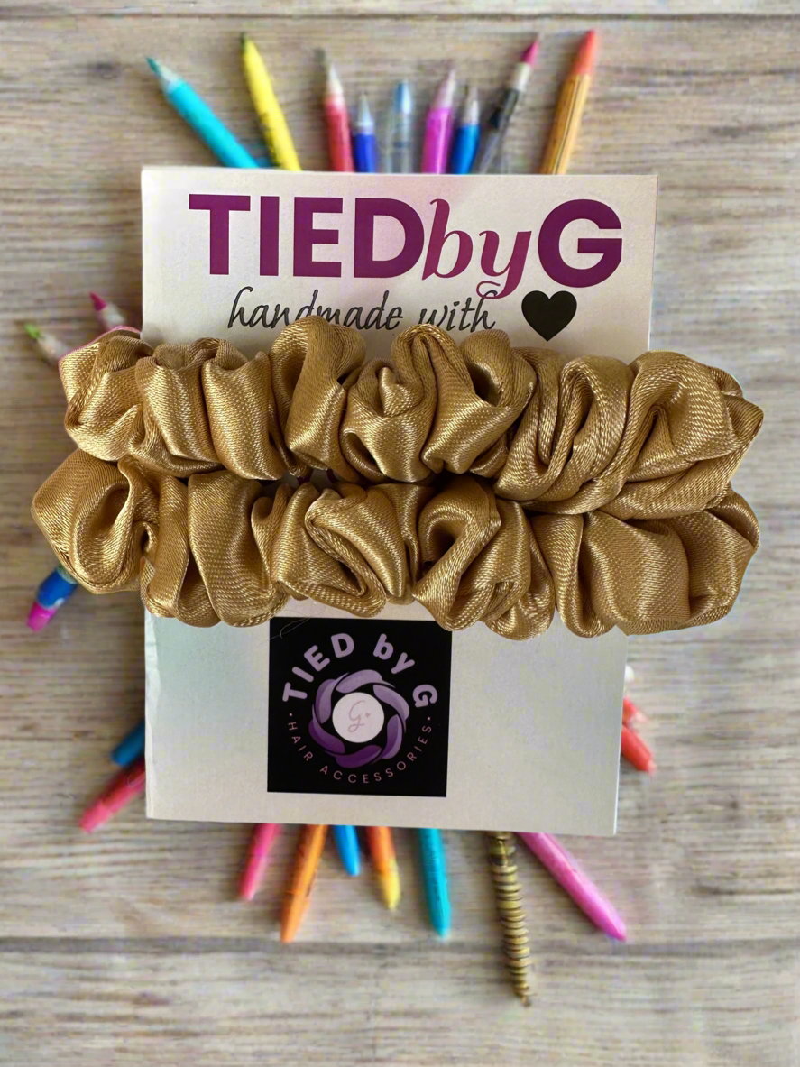 MINI scrunchies SATIN version