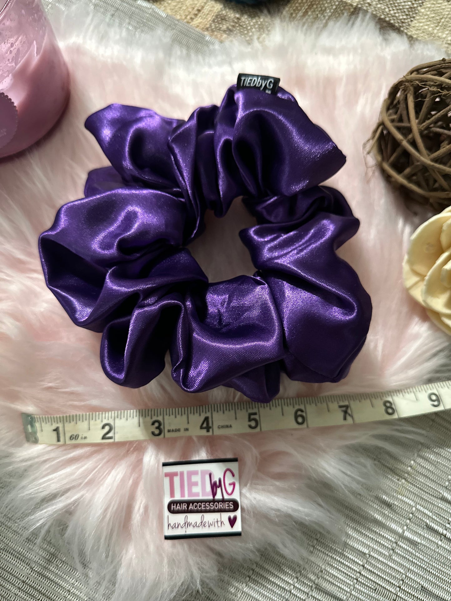 XL SCRUNCHIES - SATIN
