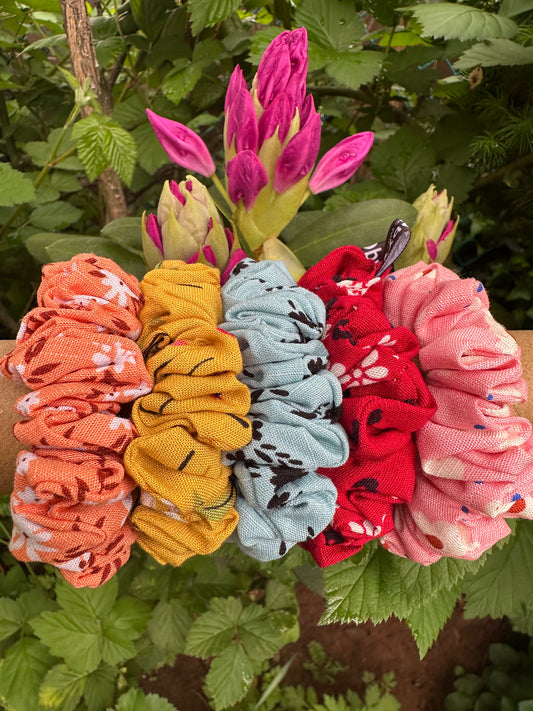 MINI scrunchie -  FLORAL edition